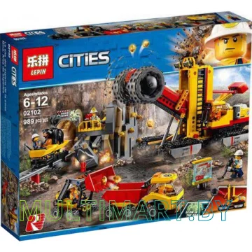 Конструктор Lepin 02102 Шахта (989 деталей)